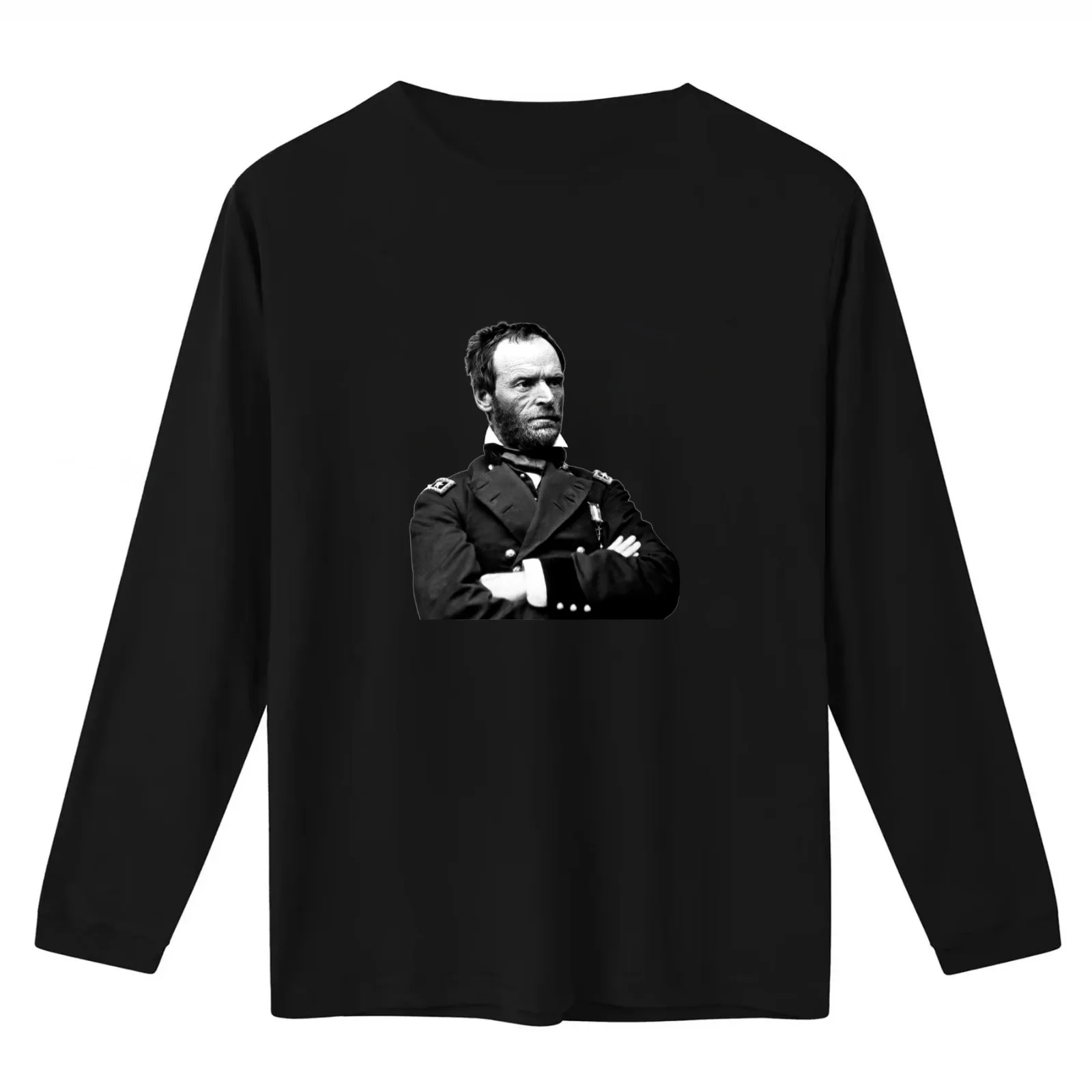 General William Tecumseh Sherman T-Shirt Summer Casual Cotton Tee Oversized Streetwear Tops Vintage Graphic Print