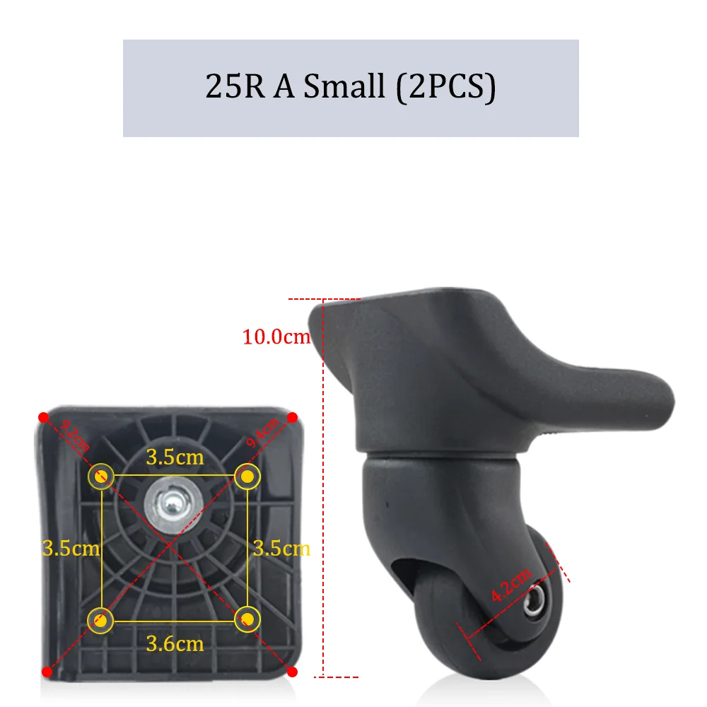 Imagem -02 - Substituição Universal Repair Roller Polia Adequado para American Tourister 25r Suitcase Roda Acessórios Bagagem Trolley Case