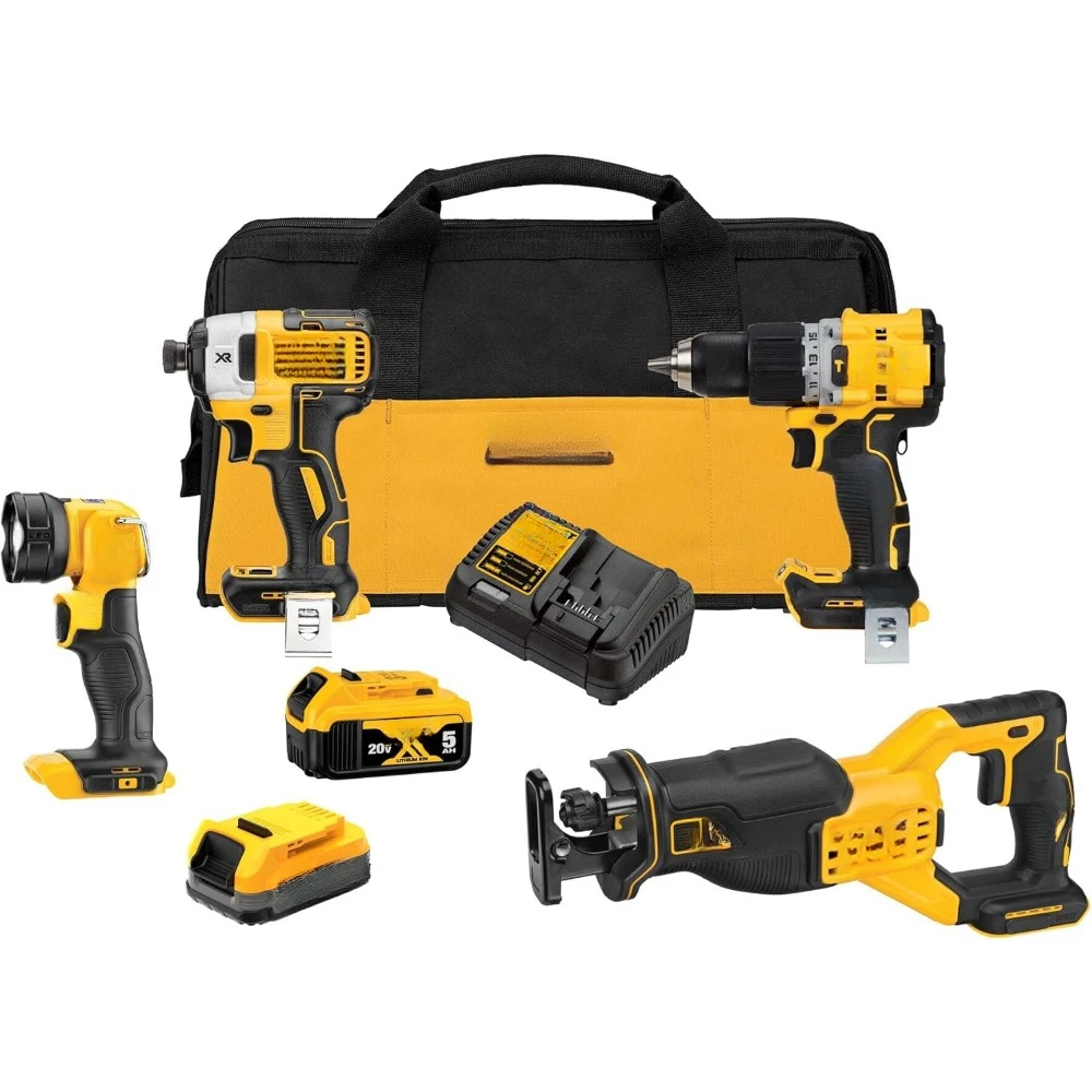 Cordless 4-Tool Combo Kit 4 TOOL COMBO KIT, Tool Bag