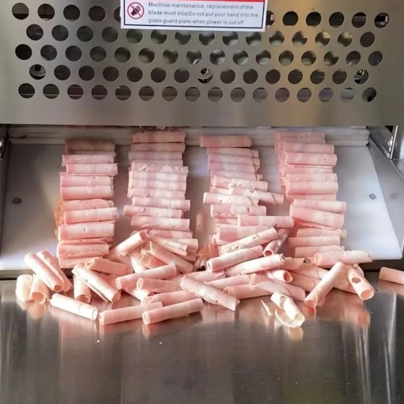 

Новая коммерческая электрическая машина для нарезки замороженного мяса (говядина, баранина), станок с ЧПУ для двойной нарезки рулетов из баранины, в продаже