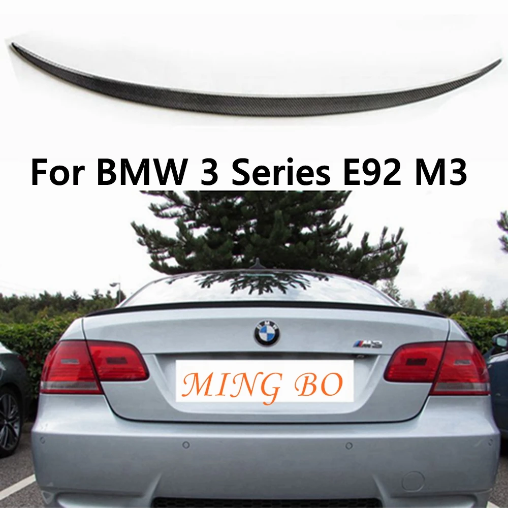 

For BMW 3 Series E92&E92 M3 Coupe M Style Carbon fiber Rear Spoiler Trunk wing 2005-2013 FRP Forged carbon