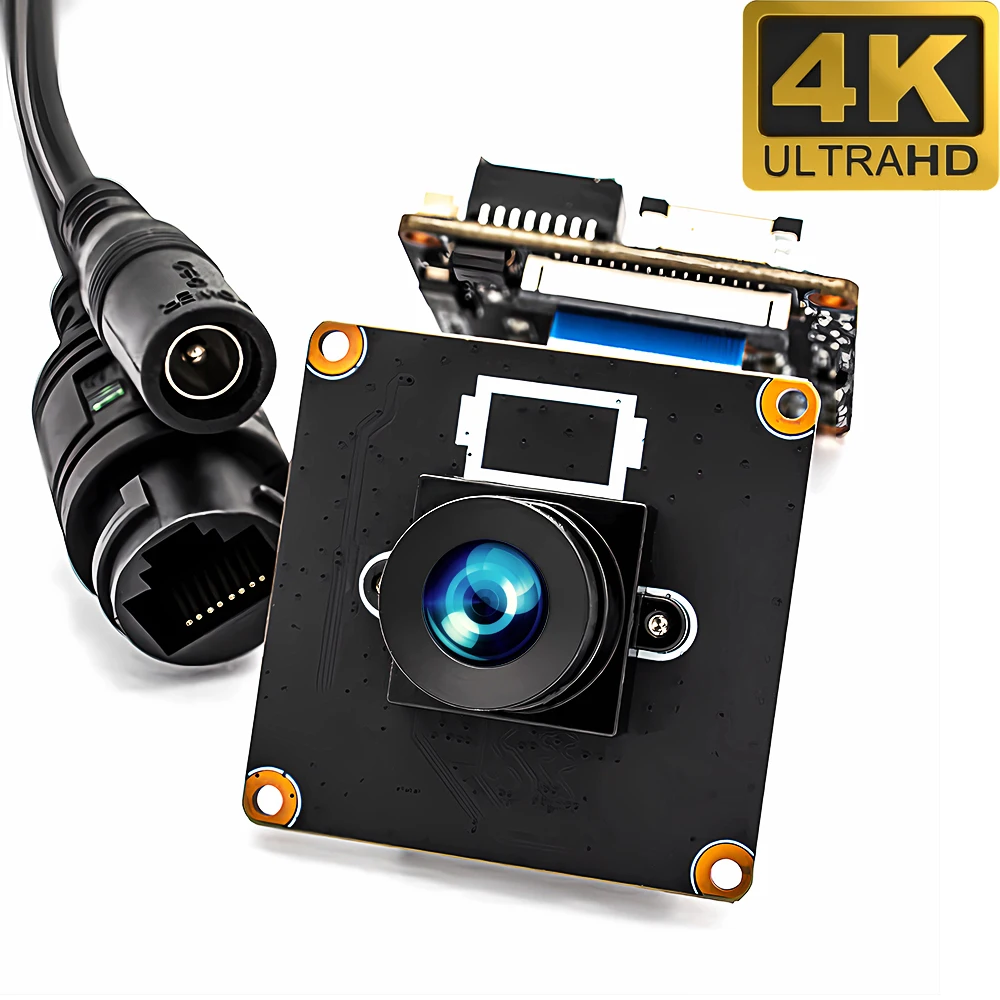 

WGWK 4K 30FPS IP Camera Module POE 8MP IMX415 Sensor Real Time Low-illumination 3.2mm 84° No Distortion Lens RTSP Onvif Webcam