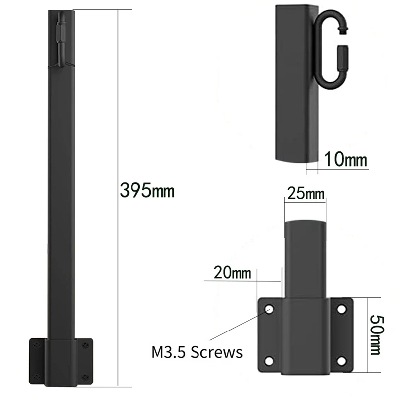 Confezione da 4 lampadari autoportanti palo da giardino lampada da fata supporto per asta di fissaggio indipendente regolabile facile da installare forniture per esterni