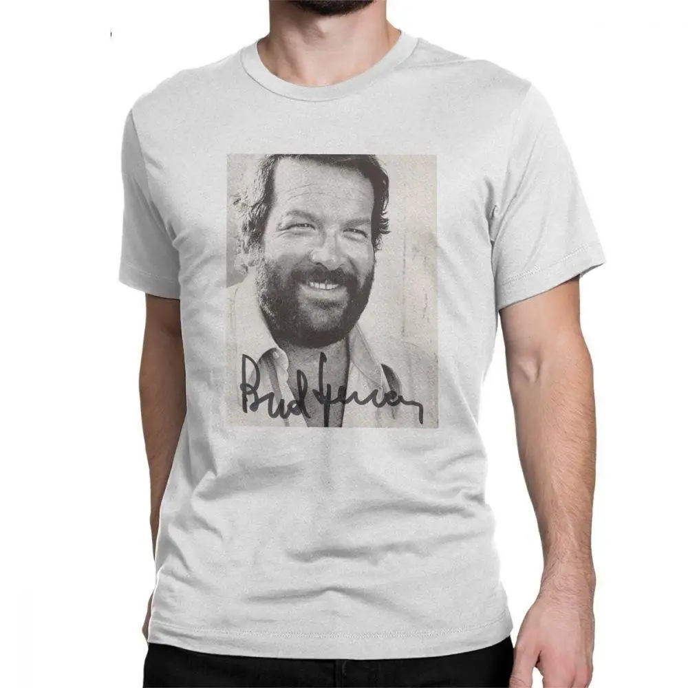 Bud Spencer T Shirts Terence Hill Tops Tees  Printing T Shirts Crewneck  Tees Tops