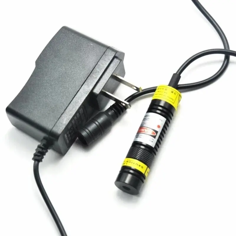 Adjustable Focus 830nm 250mW IR Infrared Dot Laser Diode Module with 5V Adapter for Laser Engraving Cutting And Pointing