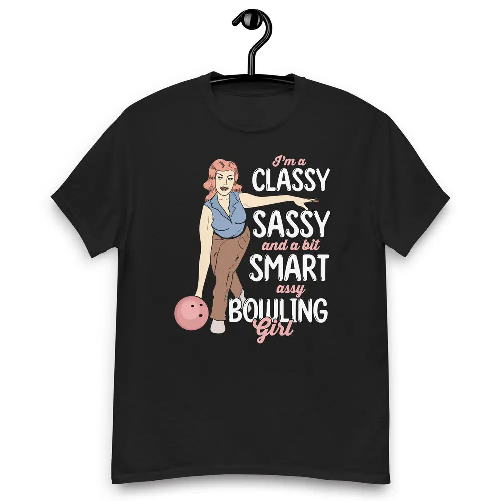 Classy Bowling T-Shirt | Perfect for Girls & Women | Great Souvenir for Bowlers