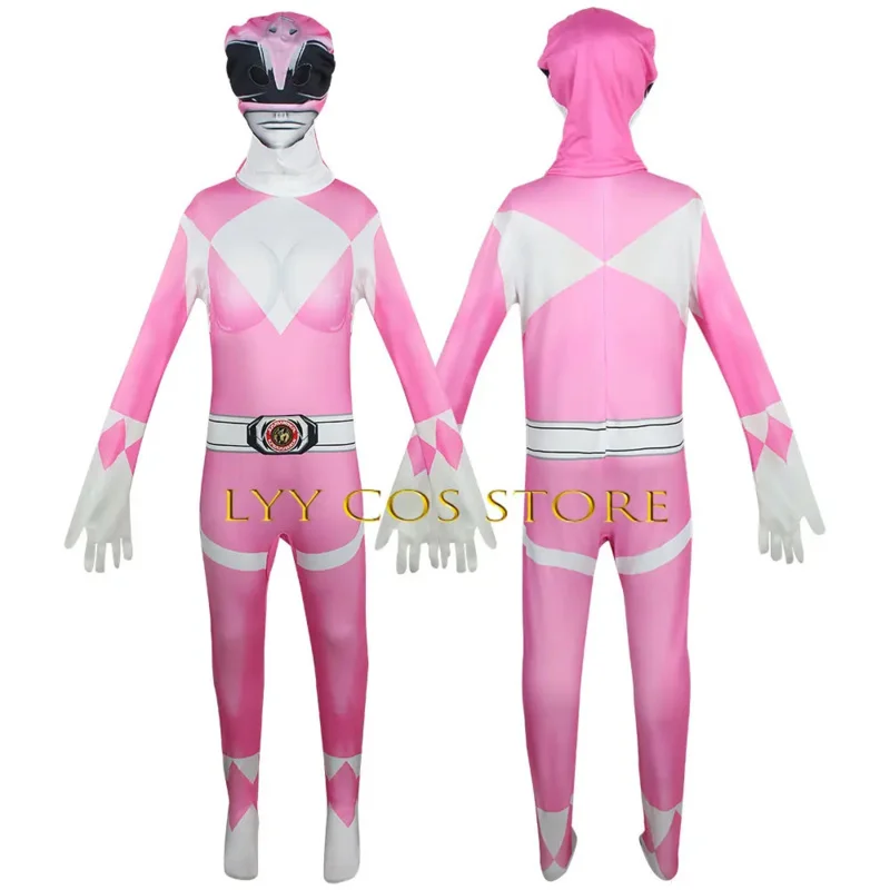 Wholesale Anime Power Cosplay Samurai Shinkenger Costume Bodysuit Adult Halloween Birthday Party Zentai Suit Rangers Jumpsuit