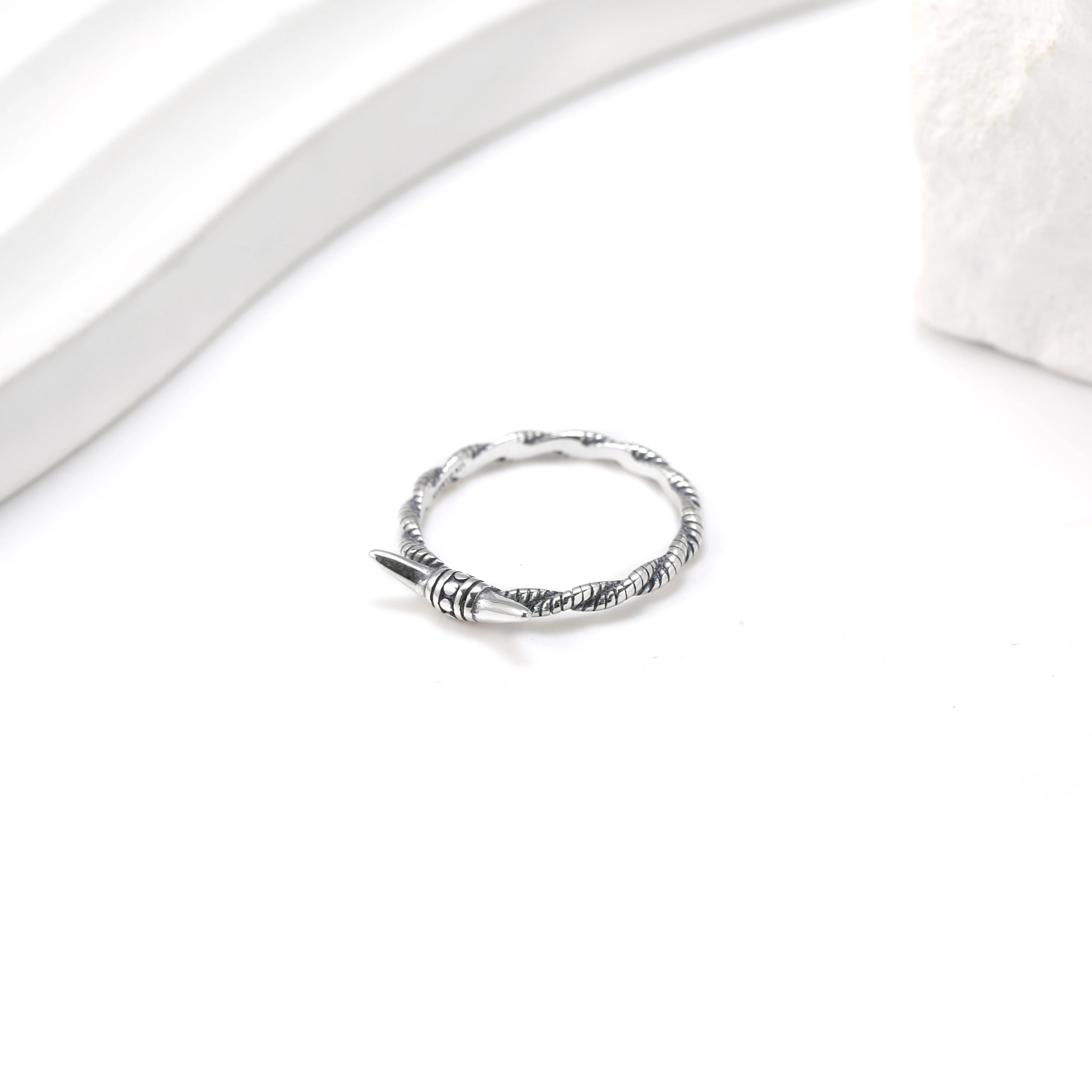 

R075 genuine 925 sterling silver classic fashionable and exquisite Western Longhorn Ring