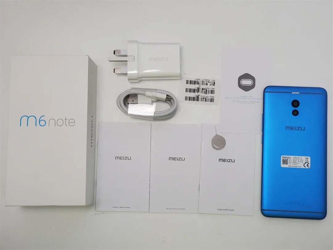 Смартфон Meizu M6 NOTE, восемь ядер, экран 5,5 дюйма, 4 Гб + 64 ГБ