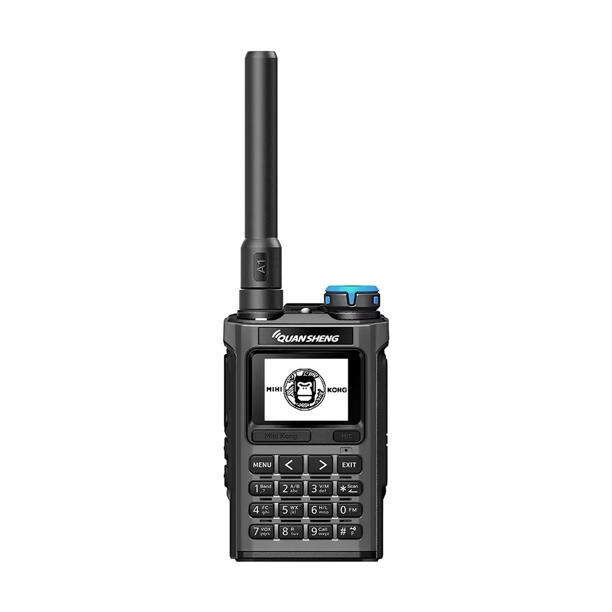 Quansheng UV-K1 Air Band Walkie Talkie 50-600MHz Full Band Receive UHF VHF Ham Radio Wireless Frequency Copy Type-C HAM