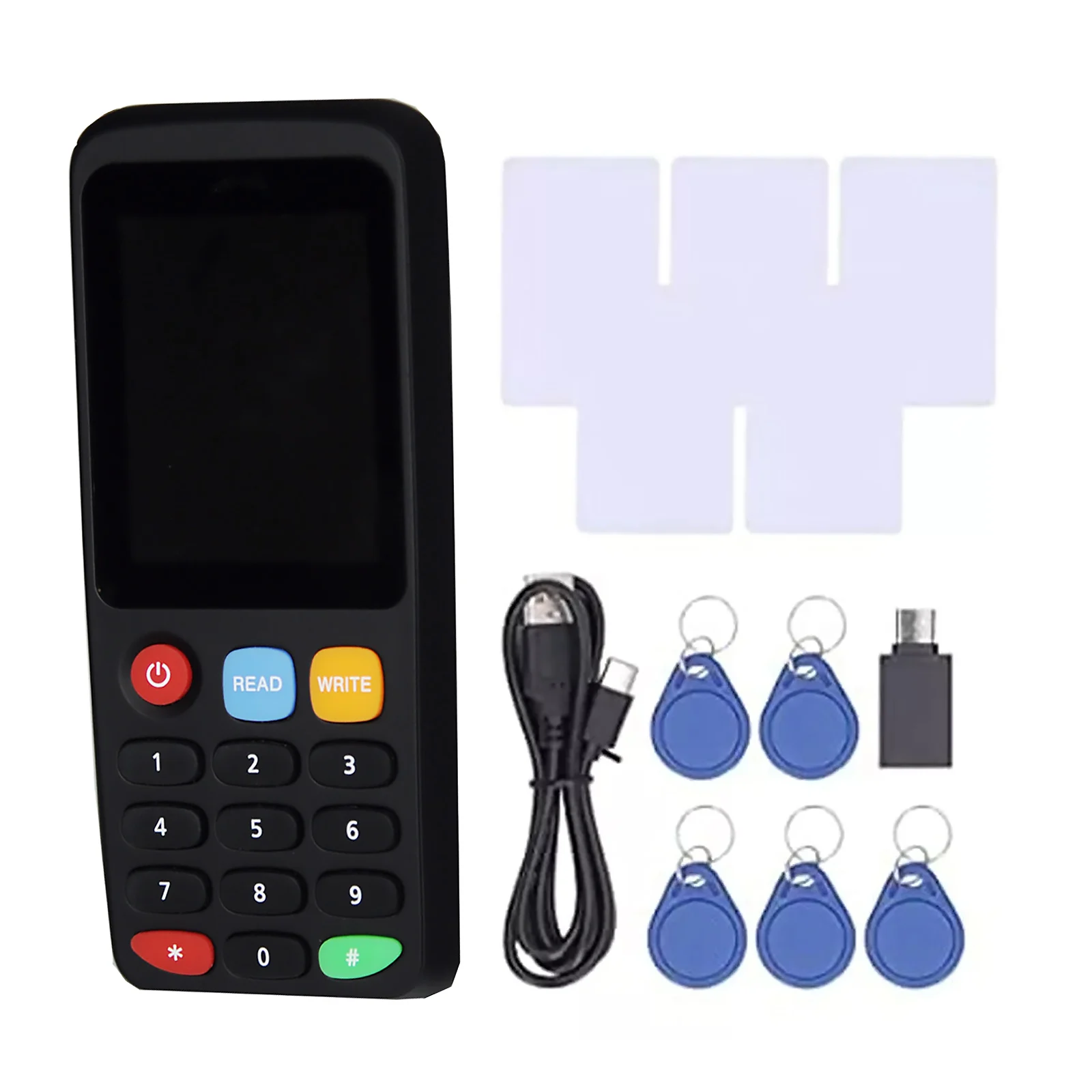 New RFID Smart Card Reader X7 125KHz Badge Copier 13.56MHz NFC Decoder Duplicator IC ID Chip Tag Clone Key Writer