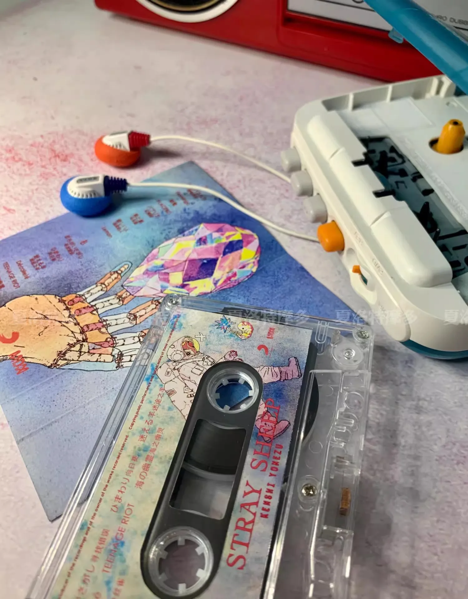 J-pop Hachi Yonezu Kenshi شريط الموسيقى الأغنام الضالة ألبوم كاسيت تأثيري مسجل وكمان سيارة Soundtracks صندوق هدايا الموسيقى الطرفية