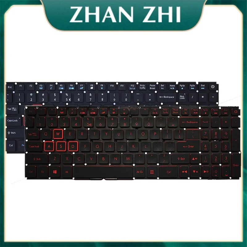 

Новая сменная клавиатура для ноутбука, совместимая с Acer Nitro 5 AN515-51 AN515-52 AN515-53 AN 515-54 N16C7 N17C1 N17C7