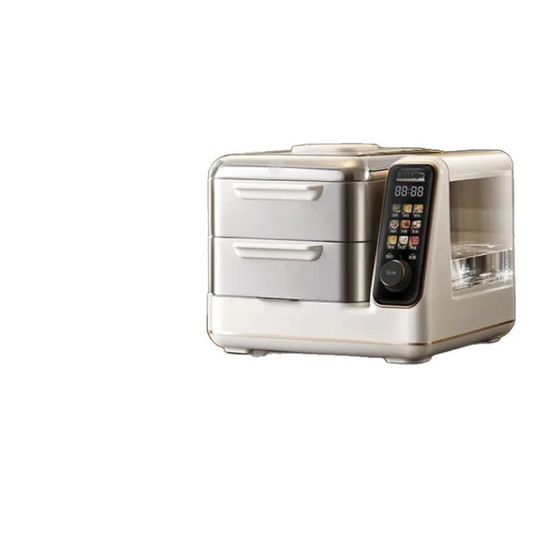 

Multifunctional steamed buns multi-layer steam pot fully transparent window stainless steel