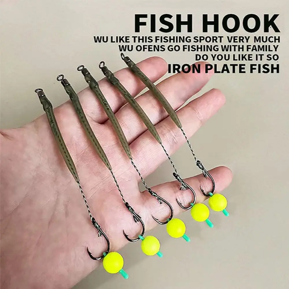 2024 Carp Fishing Accessories Carp Fishing Hook Anti twining Fisnhing line Hair Rig Hook Fishing Pipe Fishing Hook Fishhook