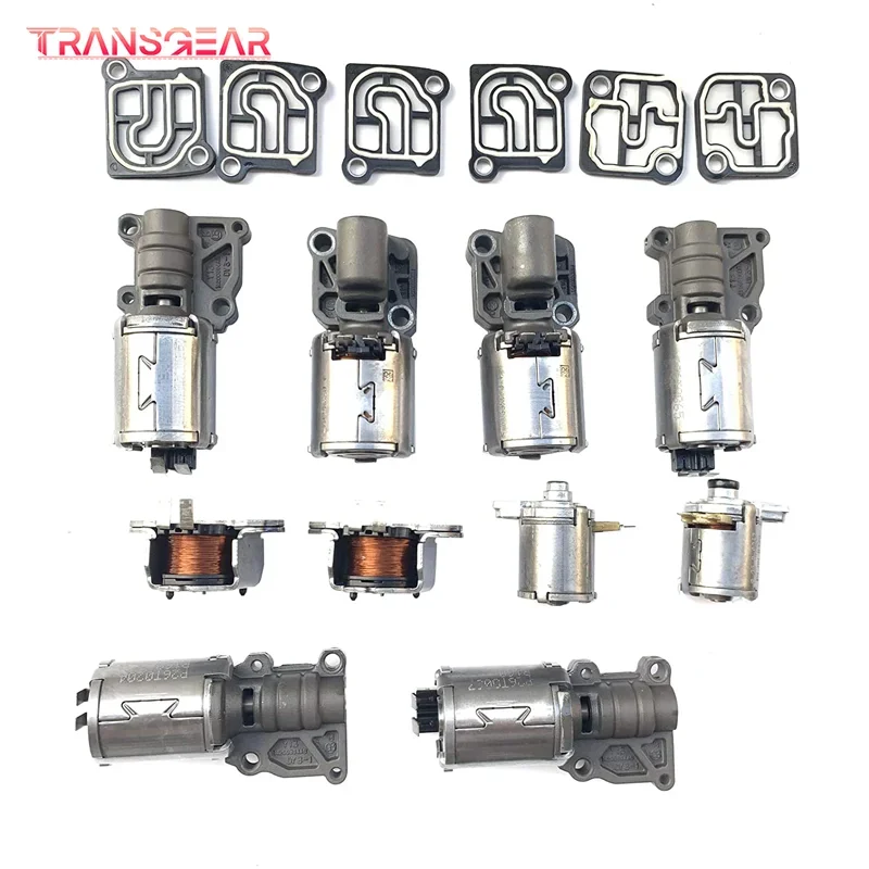 10PCS 0B5 DQ500 Transmission Solenoid Set With Filter  DL501 Fits For Audi A4 A6 A7 Q5 7-Speed