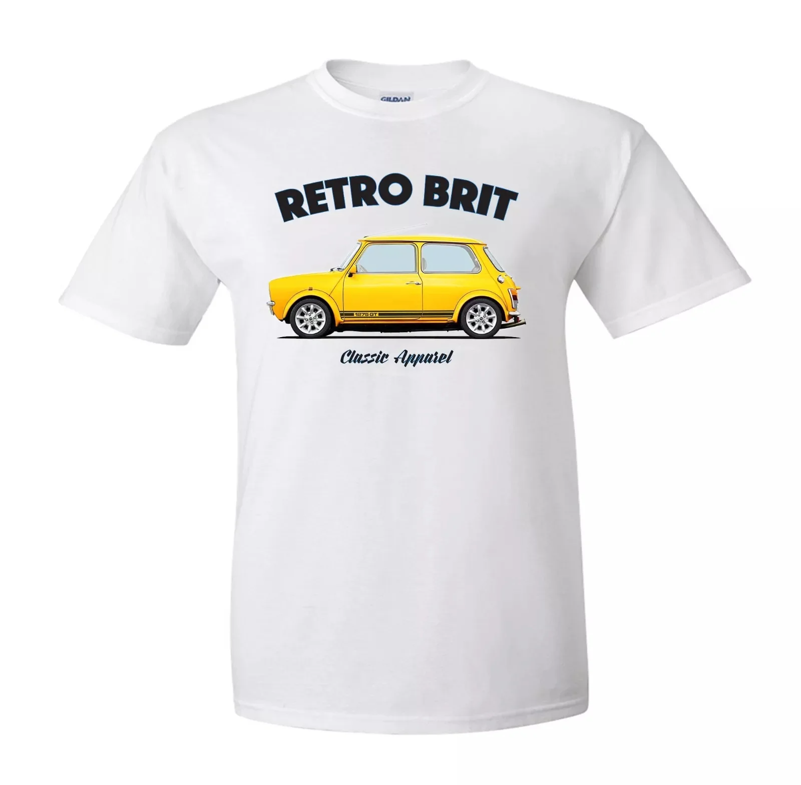 

MINI CLUBMAN 1275GT T-shirt. RETRO BRIT. CLASSIC CAR. BRITISH.