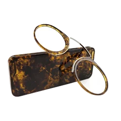 Mini gafas de lectura con Clip para hombre y mujer, anteojos recetados, sin patillas, pince-ez