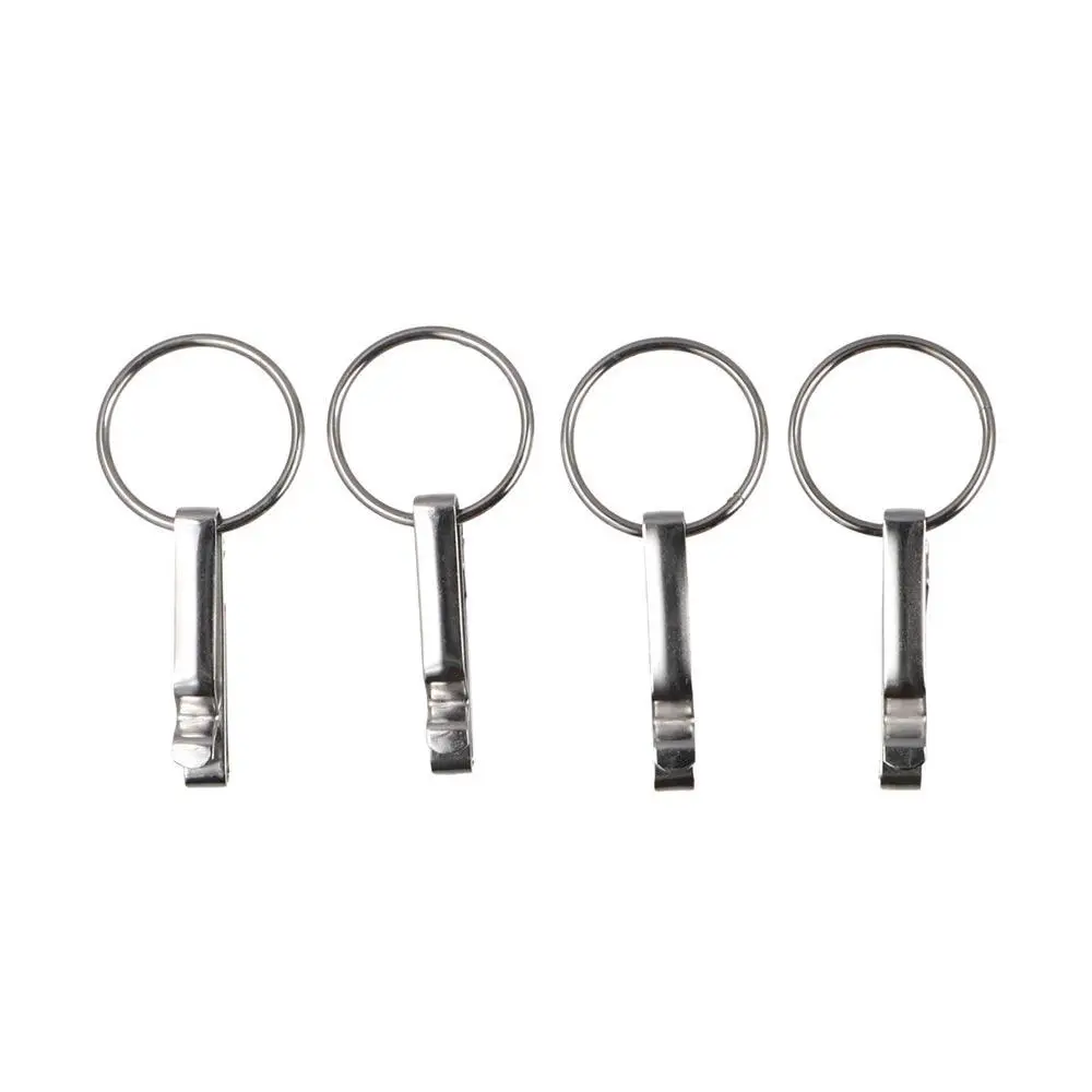 Lightweight Keys Clip Waist Hanging Non Rusting Double Sided Clip Waist Belt Buckle Keyring Useful Easy To Access
