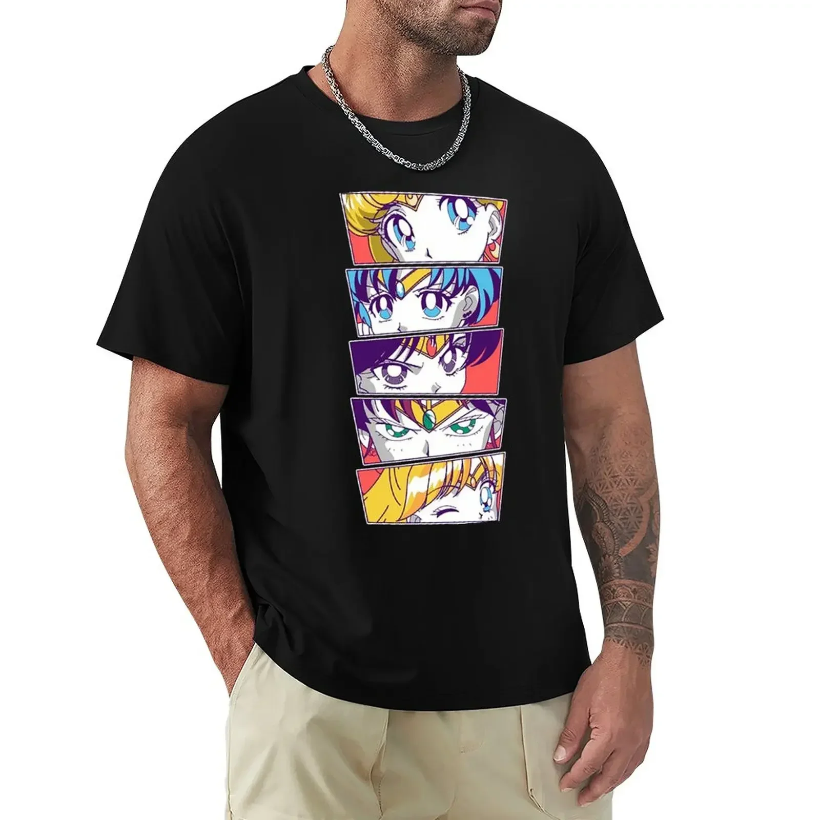 Endless Nights of Falling Stars T-Shirt customs summer tops mens white t shirts