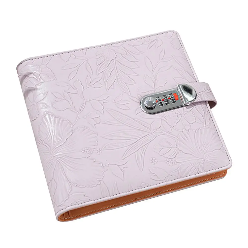 With Password Lock 200 Envelopes Money Saving Challeng Save Money PU Savings Binder Portable Reusable Savings Challenges Book
