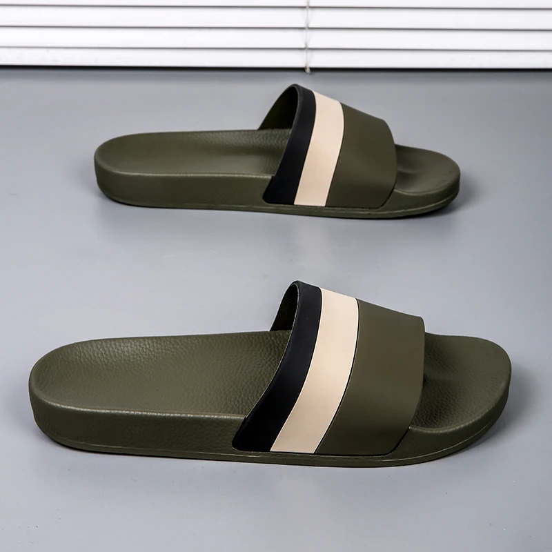 Pantoufles Confortables et Simples pour Homme et Femme, Sandales d'Extérieur Légères, de Plage, Antidérapantes, Décontractées, Été, 36-46