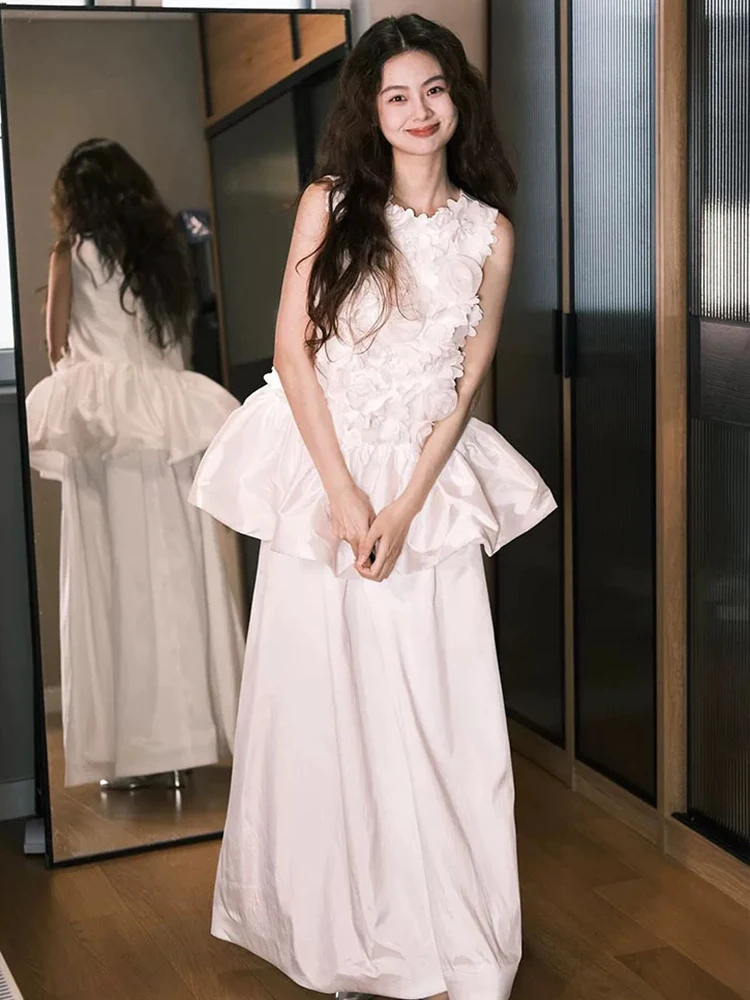 

Шелковый атласный легкий свадебный халат с цветочной вышивкой для невесты, для помолвки и регистрации, утренний халат, длинная юбка, элегантный