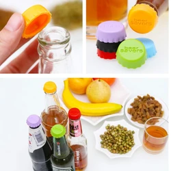 Candy Colors Silicone Beer Bottle Caps, Bar, Home Brewing, Wine Making, Barware, Kitchen, Dining, Garden, 6Pcs, 12Pcs