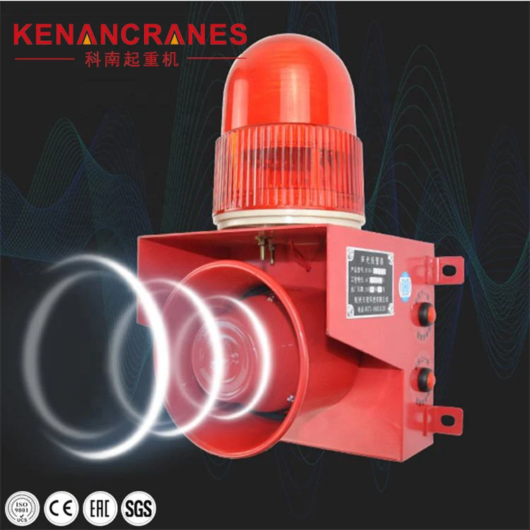 Waterproofing IP65 Acousto-optic Alarm siren system for bridge Cranes