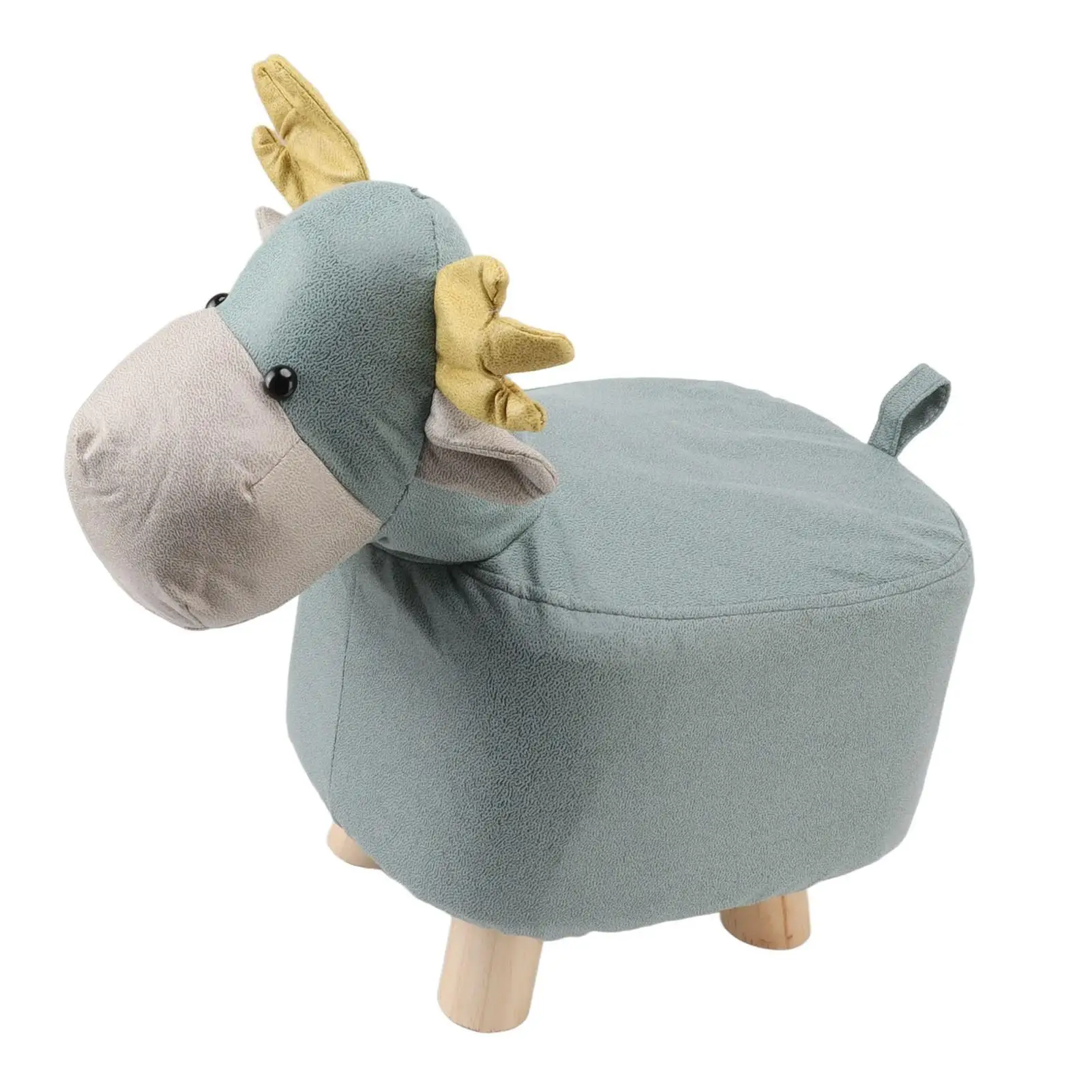 

Giraffe Shaped Soft Footstool for Kids Non Slip Animal Design Small Stool for home Use