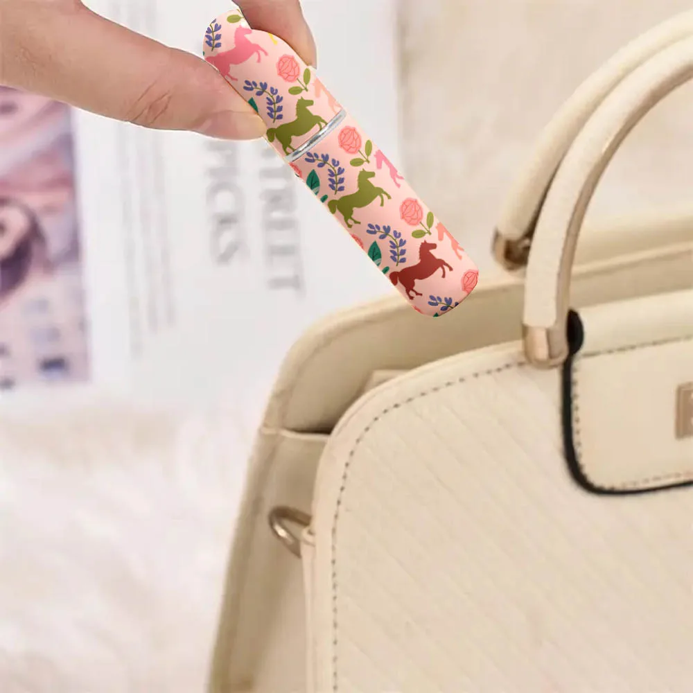 

New 5ml Mini Perfume Bottle Empty Refillable Spray Rotating Bottle Portable Empty Cosmetic Containers