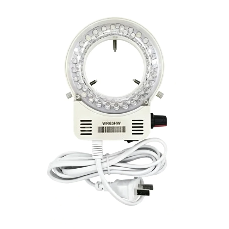 New Microscope LED Ring Light Illuminator Lamp 56 LED Flexible Light Source Excellent Circle Light Camera Source US Plug