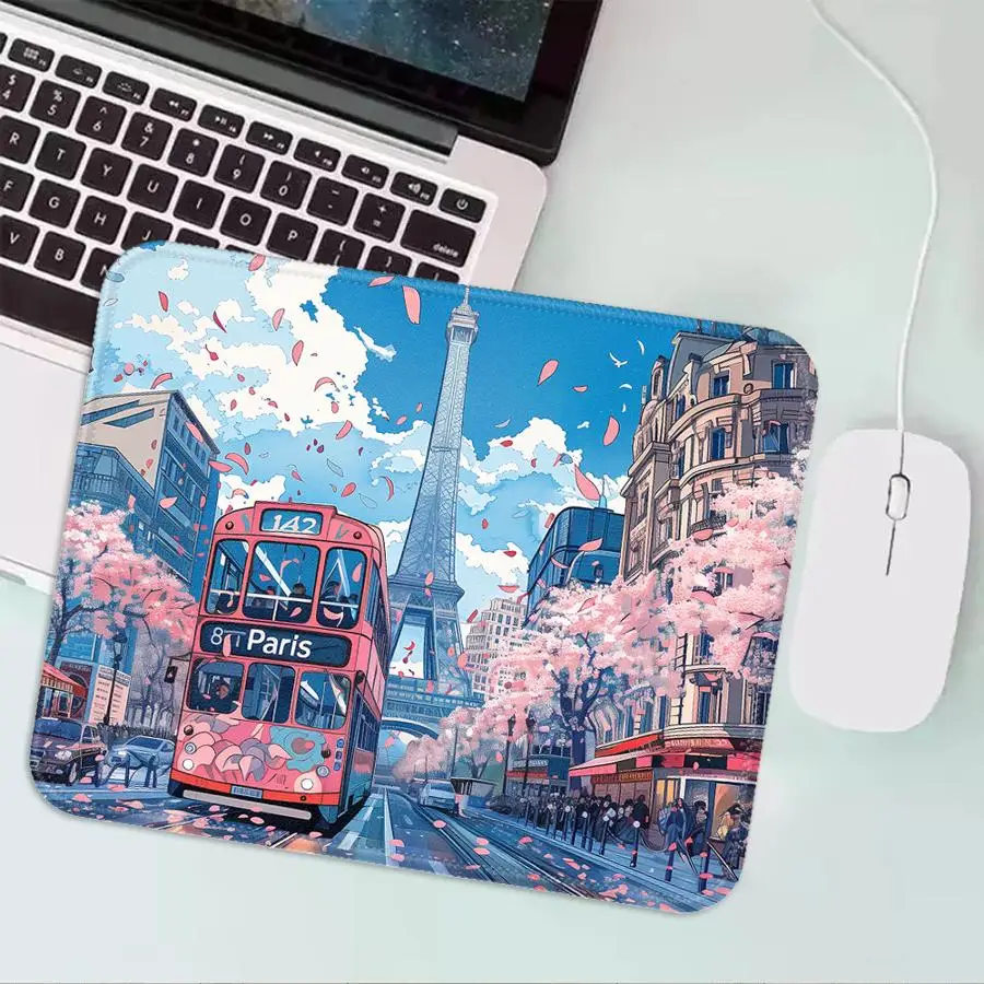 

Sakura Town Mouse Pad Computer Laptop Pad Keyboard Mouse Pad Game Console Pad Desk accessories office Pad Anti slip
