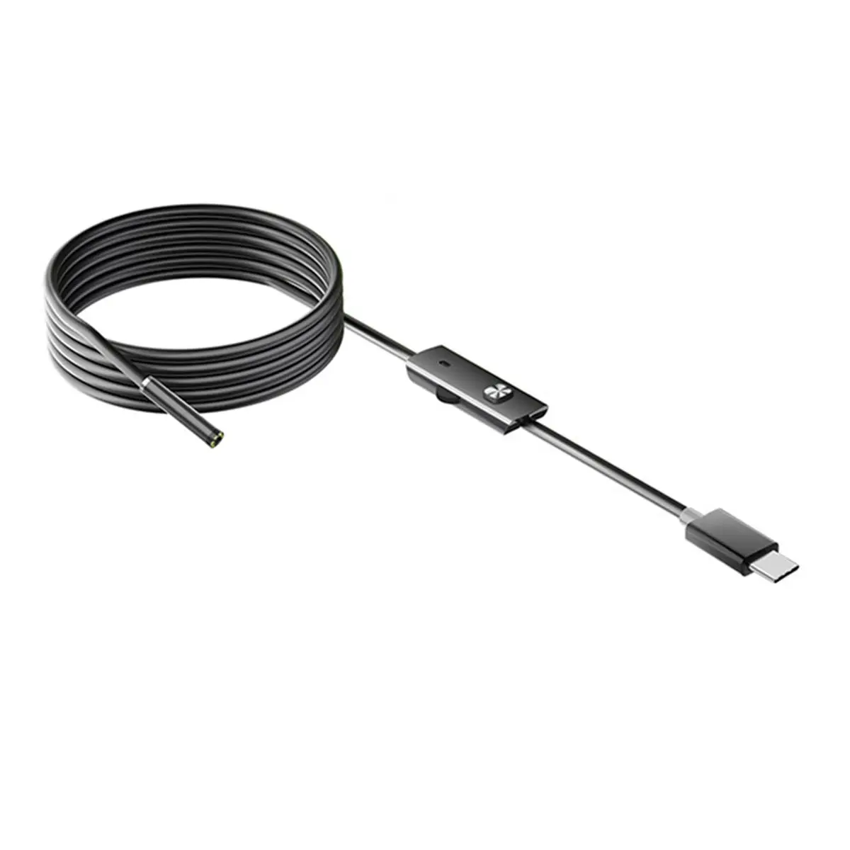 ABAN TYPE-C Endoscope OTG 7.0mm Borescope Inspection Camera IP67 Waterproof with 6 LED Lights for Android Check Car Engine