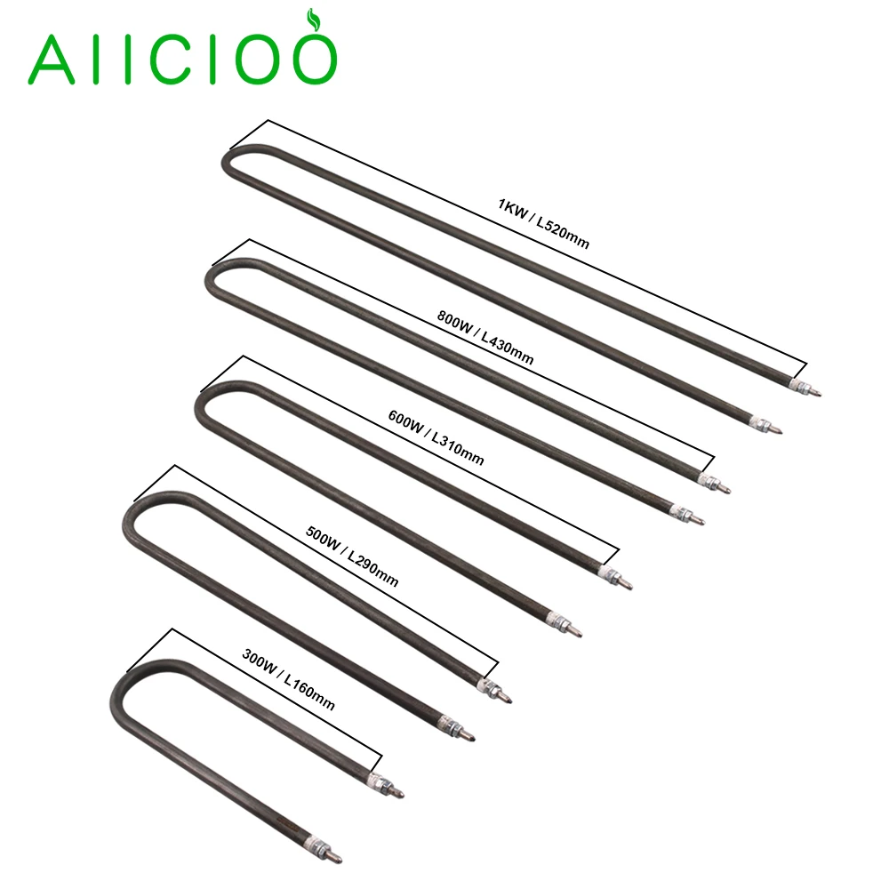 220v U Type Tubular Heating Element Stainless Steel Heating Tube for Air Heater Electric High Temperature Resistors