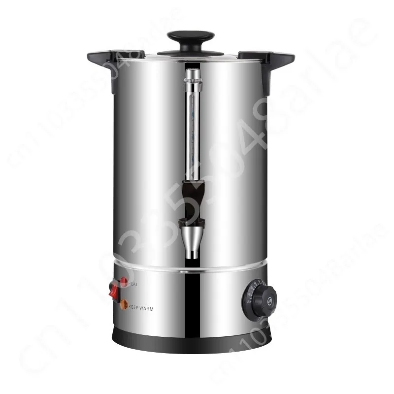 

Двухслойный электрический нагревательный резервуар для кипящей воды, бытовой подключаемый нагревательный ведро для воды, 10 л, 1200 Вт, коммерческий