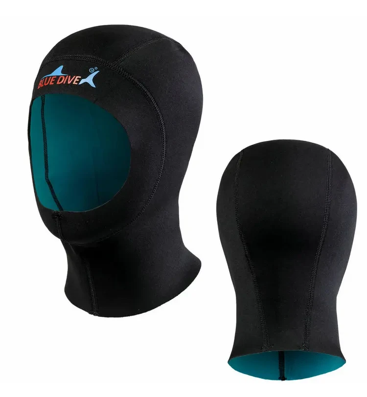 Tauchen 1mm Neopren Tauchen Haube Mit Schulter Schnorcheln Ausrüstung Hut Kappe Winter Schwimmen Warme Neoprenanzug Speerfischen – Detail 2