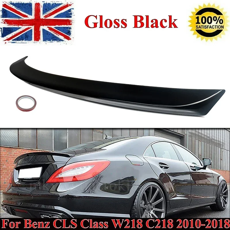 

FOR MERCEDES CLS W218 C218 AMG STYLE REAR TRUNK BOOT SPOILER 11-18 GLOSS BLACK