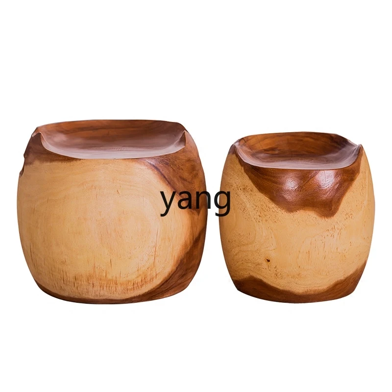 

LMMFurniture Creative round Stool Low Stool Solid Wood Stool Tea Room Tea Table