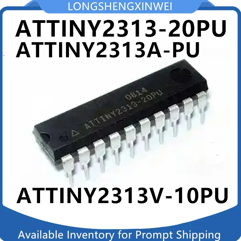 1PCS NEW ATTINY2313-20PU ATTINY2313A-PU V-10PU DIP20 Microcontroller Chip