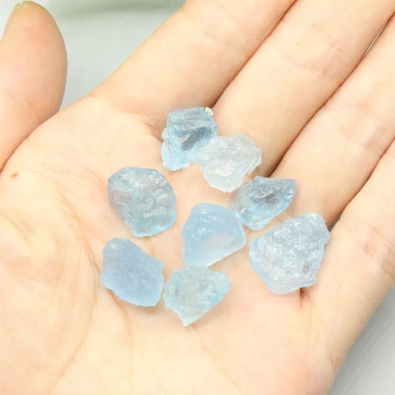 5-7g high-quality natural crystal aquamarine rough stone mineral specimens