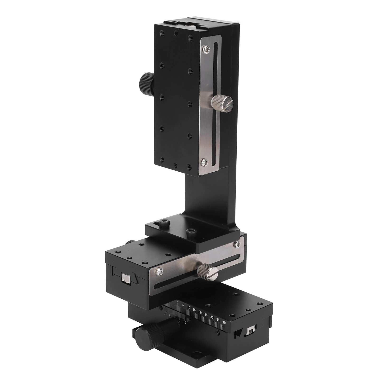 선형 변환 스테이지 수동 트리밍 XYZ 축 더브테일 홈 유형 장비용 고정밀 98N 하중 베어링