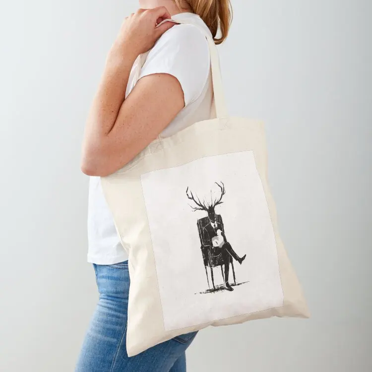 

Hannibal Lecter NBC Stag Antlers Lamb Tote Bag Women's beach bags shopper bags Handbags bags luxury women