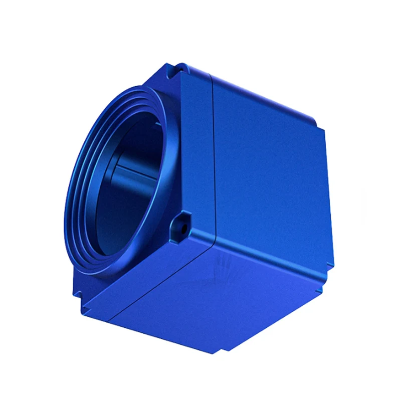 مركز التصنيع باستخدام الحاسب الآلي اللون الأزرق بأكسيد الألومنيوم البثق الضميمة بأكسيد بالوعة الحرارة الضميمة المعدنية أنودة