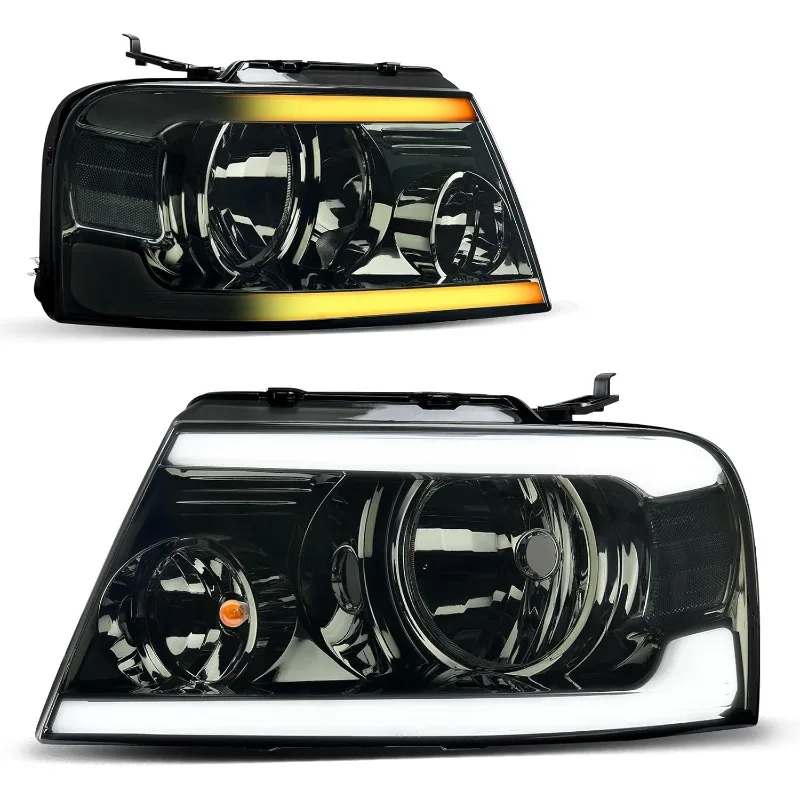 LED Tube Headlight Assembly Compatible 04 05 06 07 08