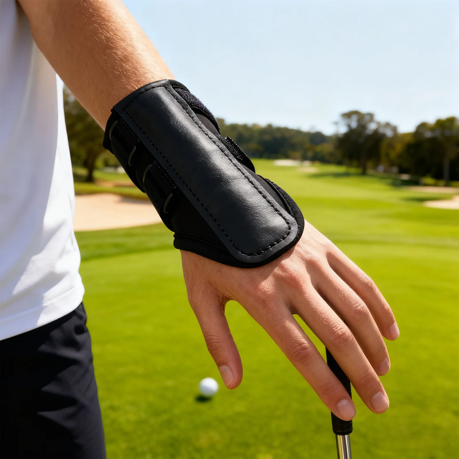 

2Pcs Wrist Stabilizer for Golf - Adjustable Swing Training Aid for Left Right Handed Players Posture Correction Support Golf