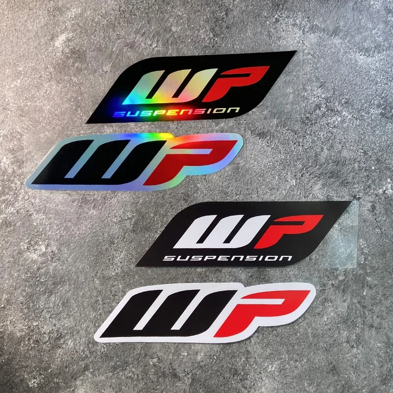 2 Stück Showa WP Wasserdichte Aufkleber, Motorrad-Gabelfederung-Aufkleber für BMW Honda KTM Yamaha Kawasaki Dekoration – Detail 6