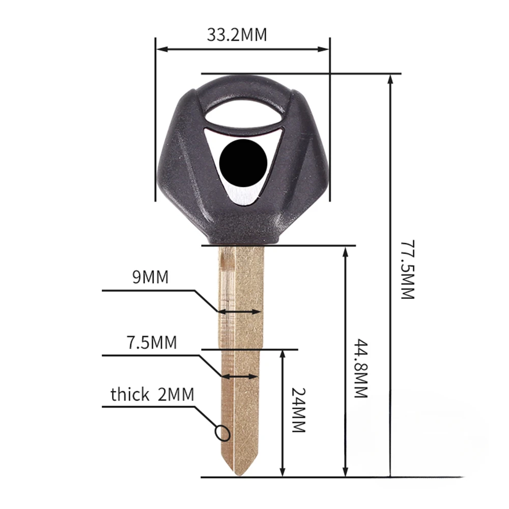 For Yamaha YZF600 YZF1000 R6 R1 FZ400 FZ600 FZ800 FZ1000 FZ1 FZ4 FZ6 FZ8 FZ1N FZ6N N FZ6S Motorcycle Blank Keys Uncut Blade