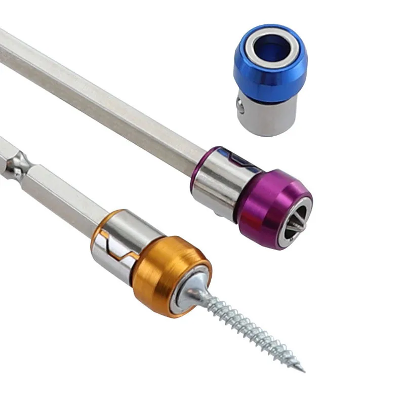 6.35Mm Đa Năng Từ Tính Vòng Hợp Kim Từ Vòng Tua Vít Bit Chống Ăn Mòn Mạnh Magnetizer Mũi Vòng Nam Châm