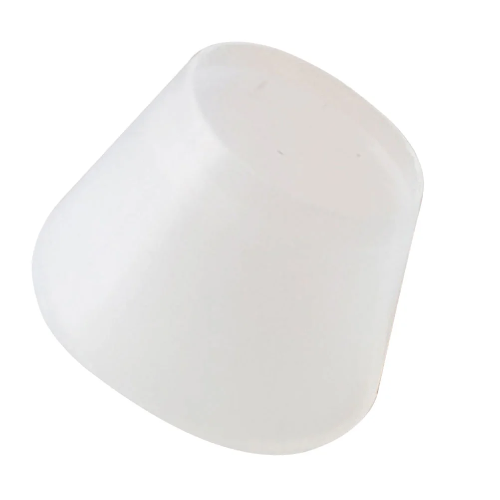 

Silicone Tennis Racket Cover White Shockproof Anti Slip Comfortable Grip Accessory